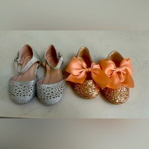 Toddler girl sparkle dress shoes